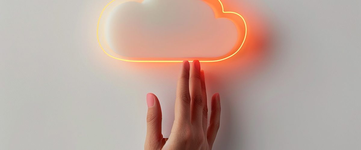 hand-is-reaching-cloud-that-has-red-neon-light-it