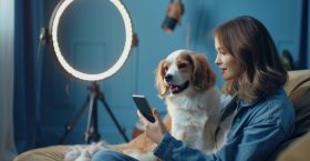 person-creating-online-content-with-their-pets person-creating-online-content-with-their-pets