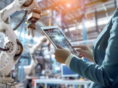 person-holding-tablet-smart-manufacturing