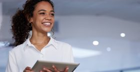 smile-woman-office-with-tablet-mockup-thinking-planning-online-schedule-business-search-happy-businesswoman-workplace-digital-app-mock-up-space-with-startup-website-info Smile, woman in office with tablet and mockup, thinking and planning online schedule, business and search. Happy businesswoman in workplace, digital app and mock up space with startup website info