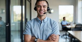 smiling-customer-service-representative smiling-customer-service-representative