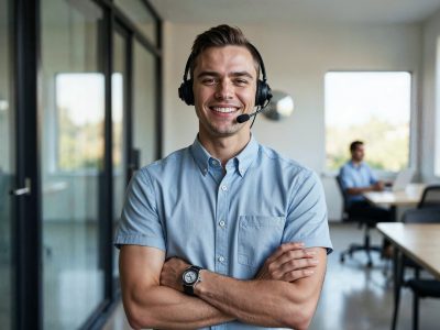 smiling-customer-service-representative
